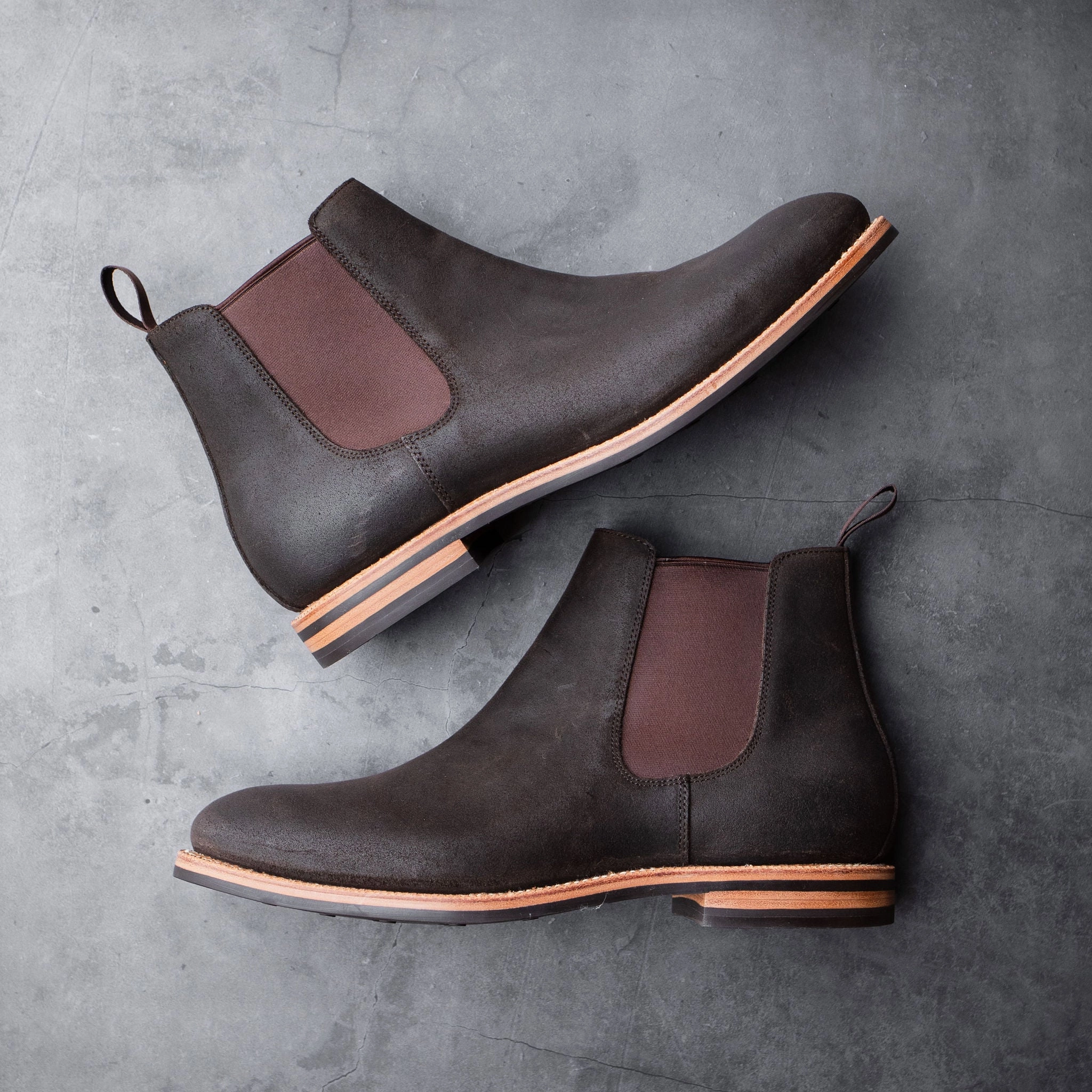 Chelsea Boot - Earth Waxed Commander Top Rated Steel Toe Work Boots