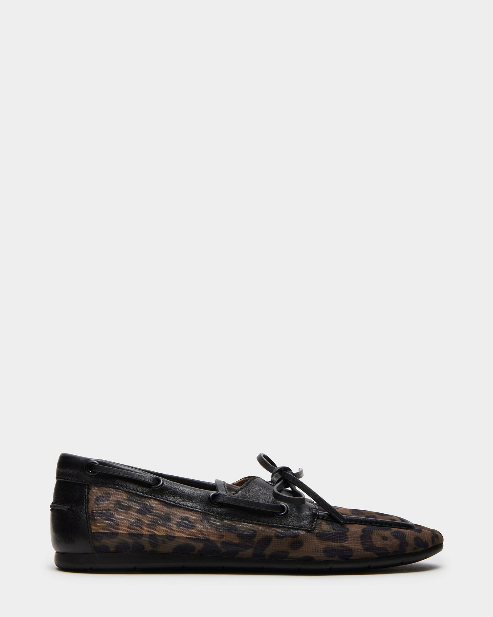 SAG BLACK/LEOPARD Jamie Haller Loafers