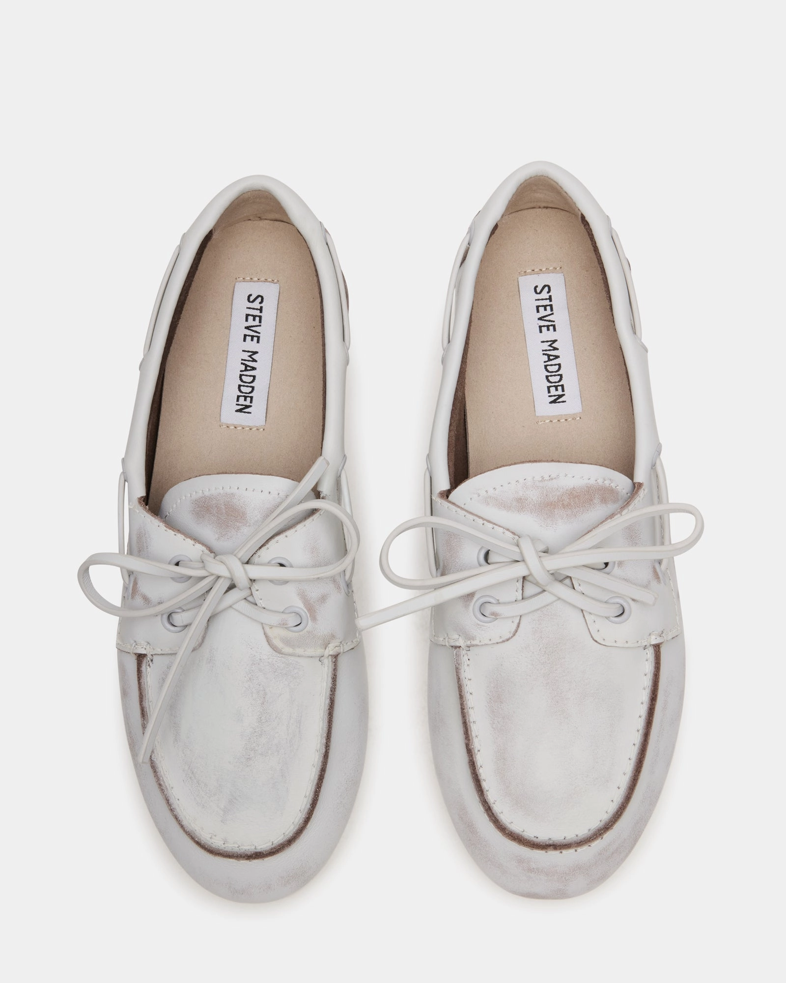 SAG WHITE LEATHER Aeyde Ruth Loafers