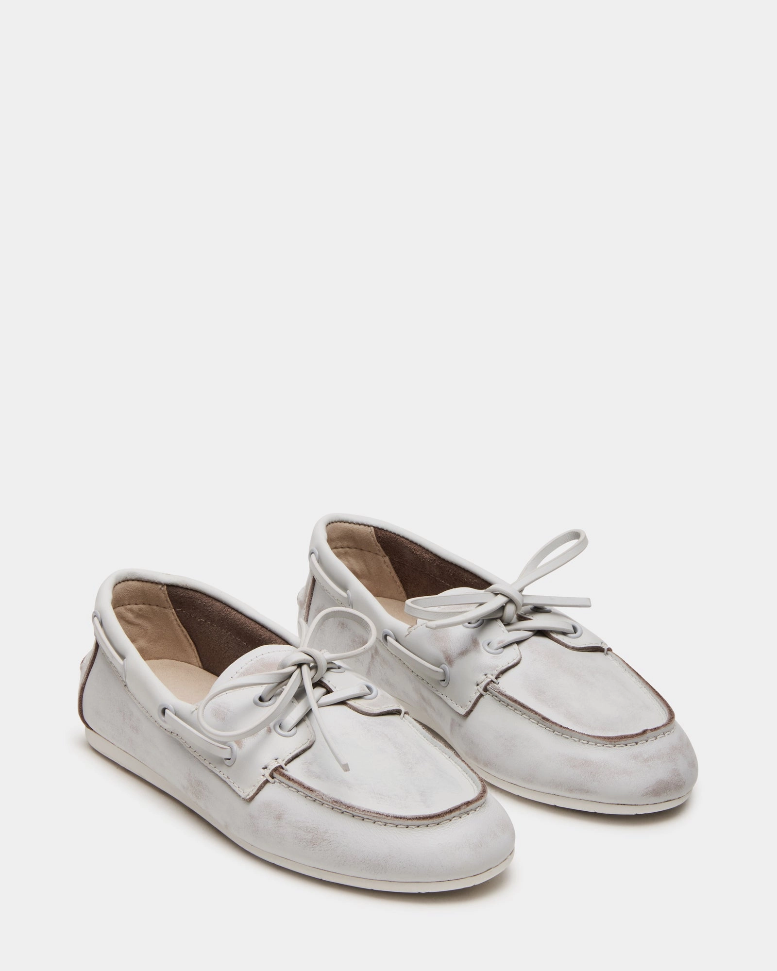 Miu Miu Suede Loafers SAG WHITE LEATHER