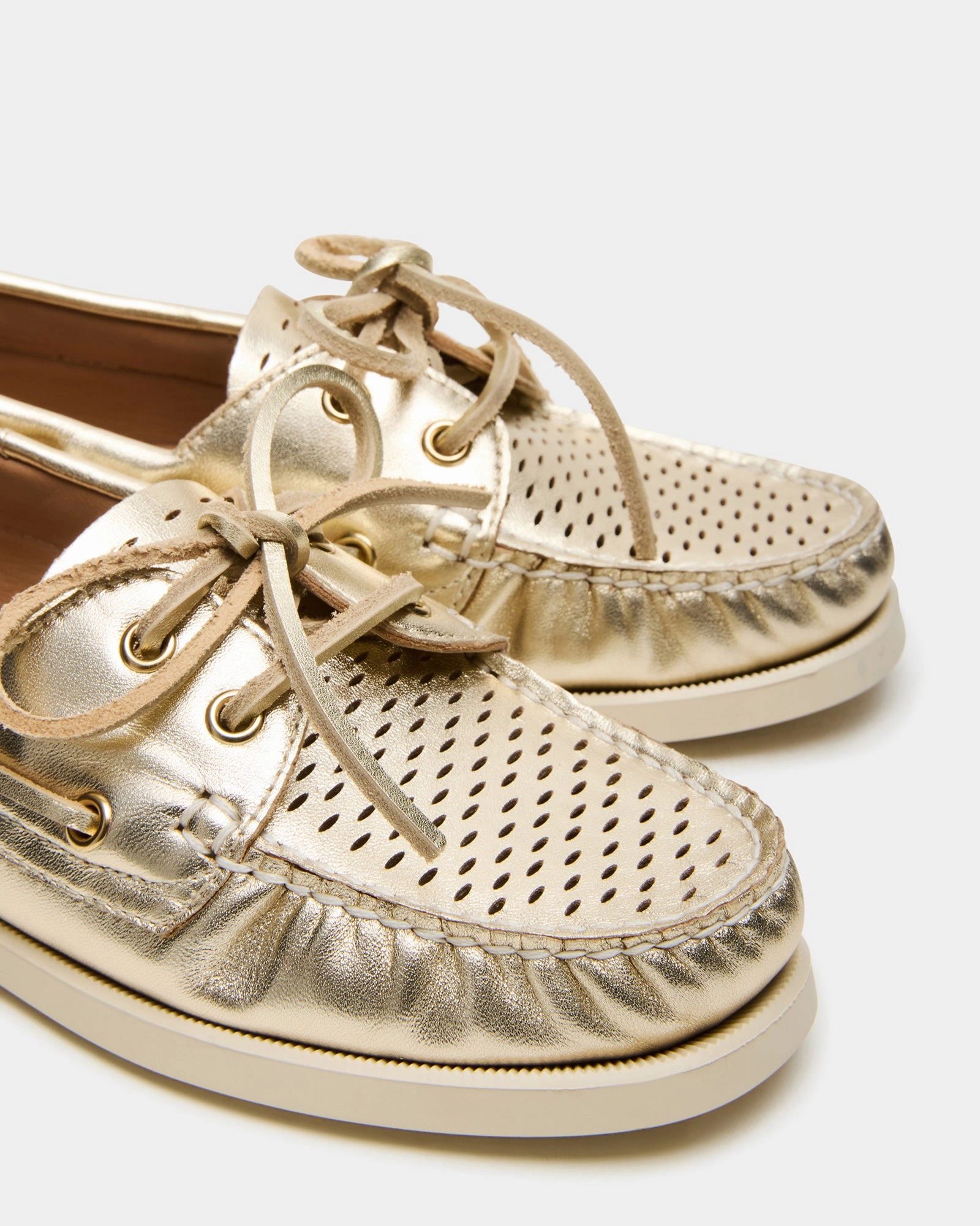 Frye Loafers SAIL GOLD LEATHER