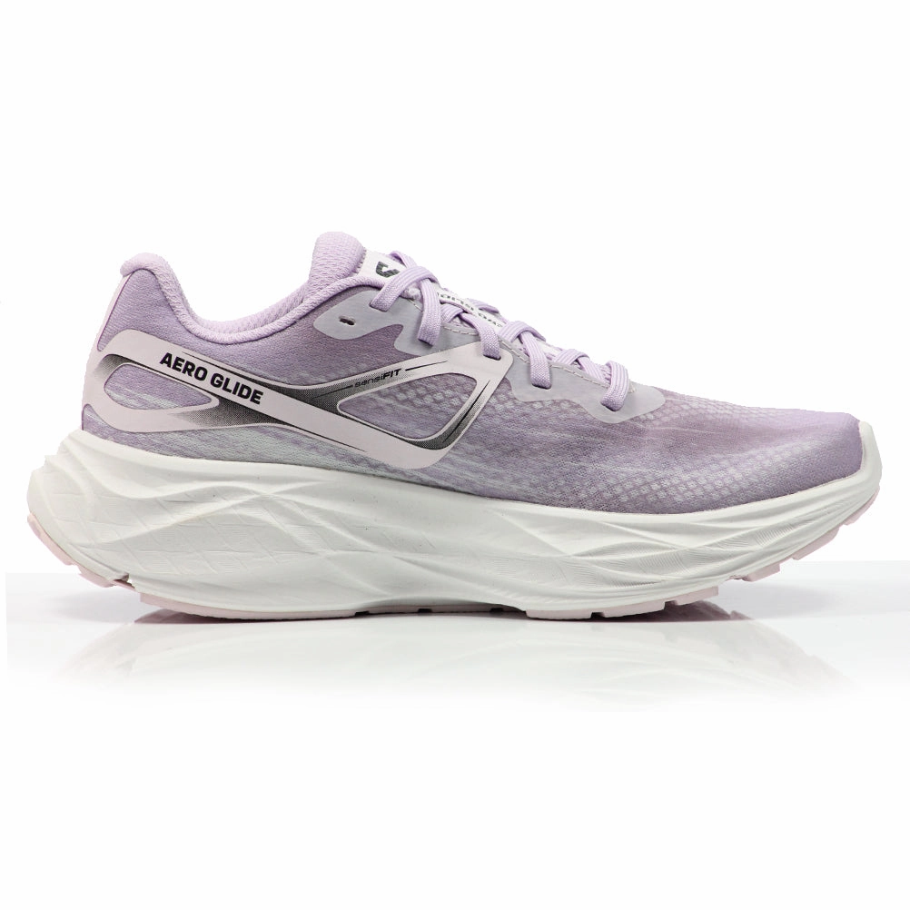 Salomon Aero Glide Women's Running Shoe - Orchid Bloom/Cradle Pink/White Pronation Running Shoes
