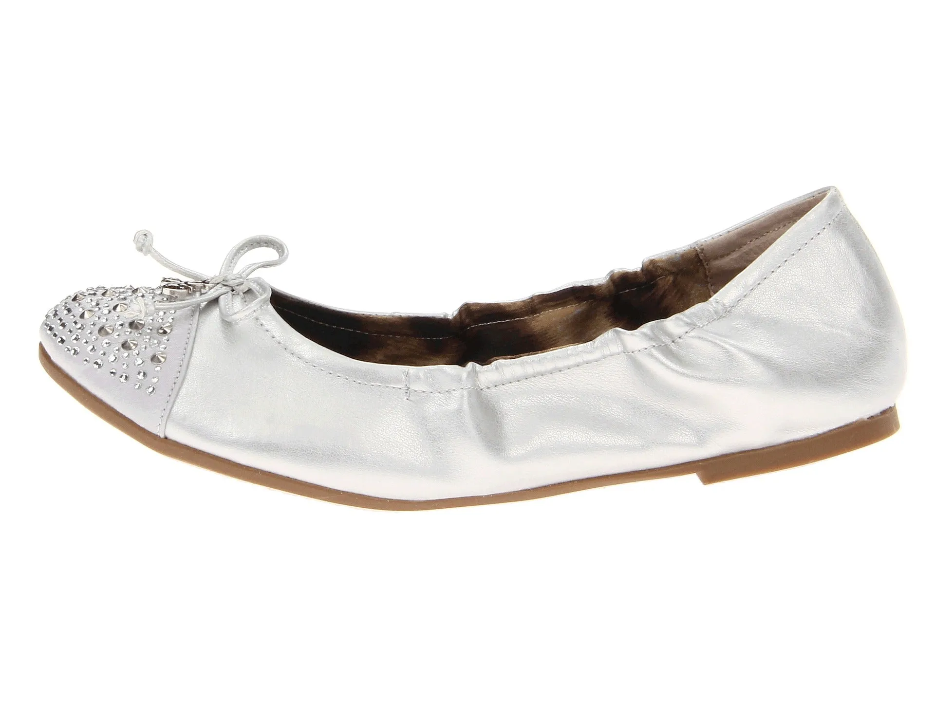 Sam Edelman Girls' Beatrix Ballet Flat Leather Pointed Toe Flat Shoes