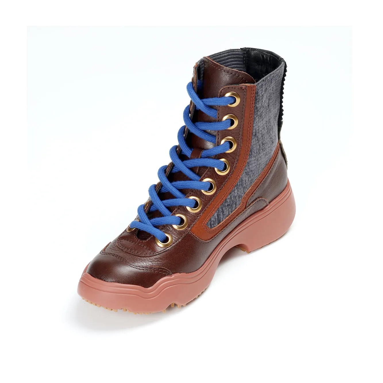 SANHO CURLA COFFEE High Western Boots