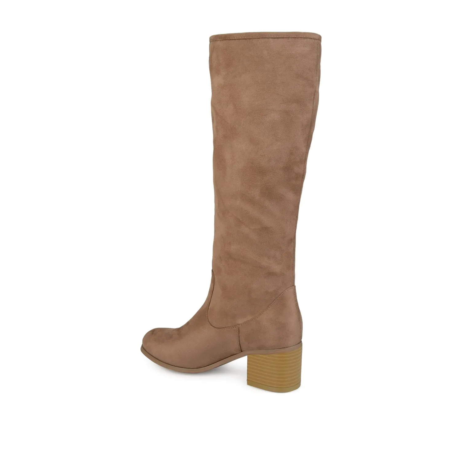 SANORA KNEE HIGH BOOTS IN FAUX SUEDE Heated Boots