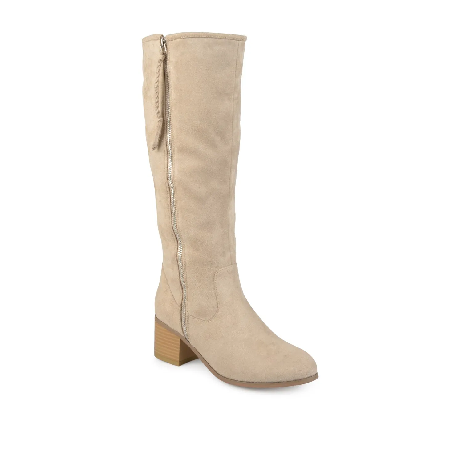 Buckle Cowboy Boots SANORA KNEE HIGH BOOTS IN FAUX SUEDE