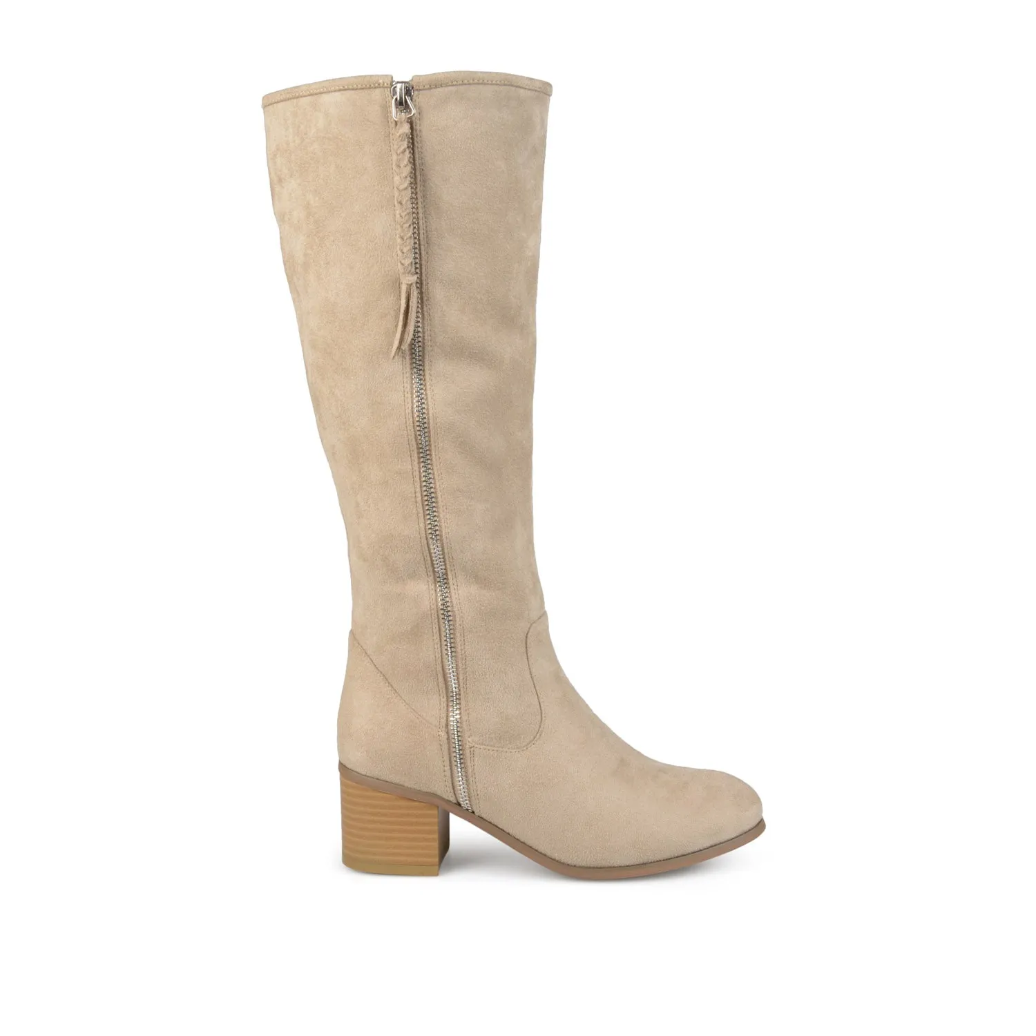 Cowboy Boots With Formal Dresses SANORA KNEE HIGH BOOTS IN FAUX SUEDE