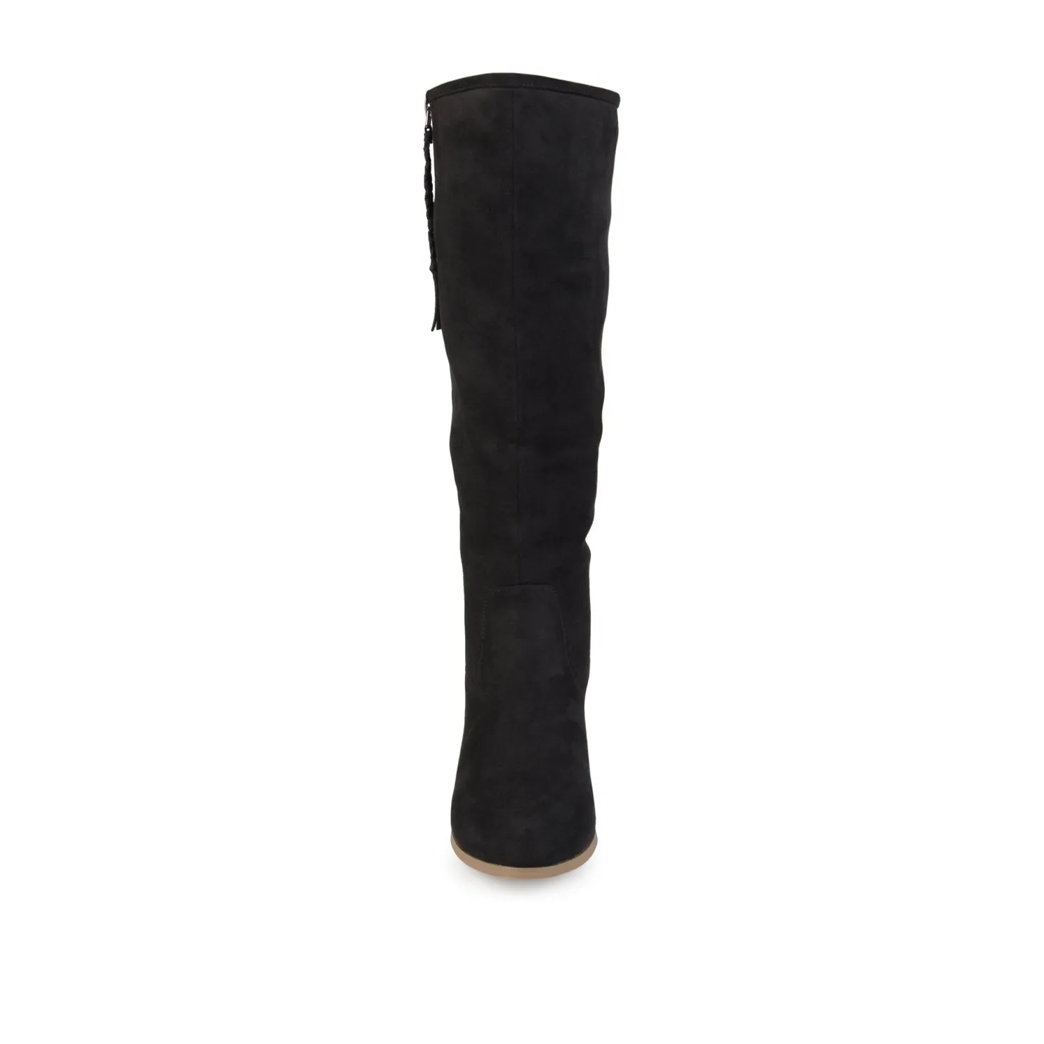 White Over The Knee Boots SANORA KNEE HIGH BOOTS IN FAUX SUEDE