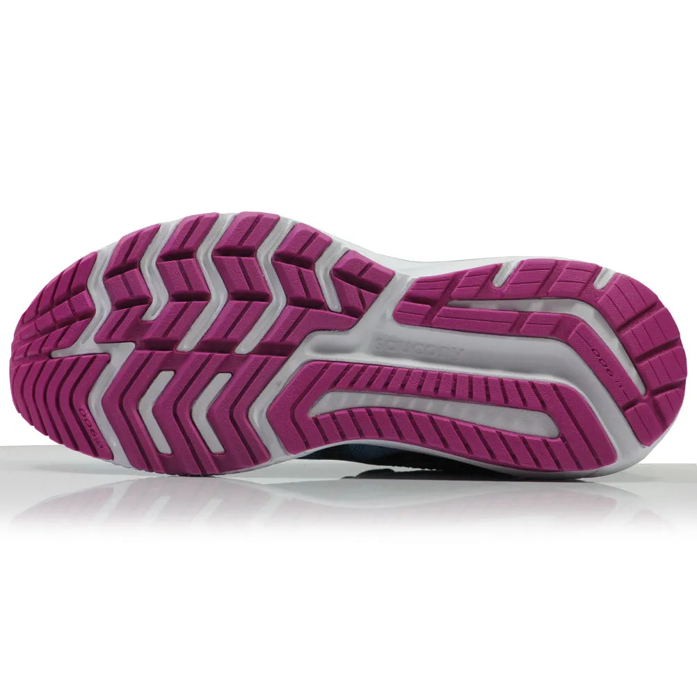 Saucony Omni 20 Women's Running Shoe - Blue Blaze/Razzle Running Shoes Asics