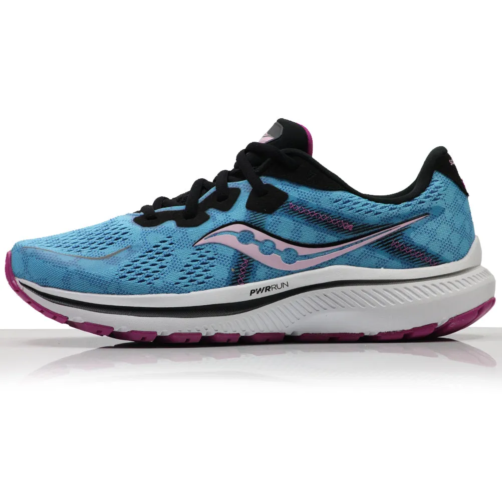 Saucony Omni 20 Women's Running Shoe - Blue Blaze/Razzle Best Running/ Walking Shoes Under 80$