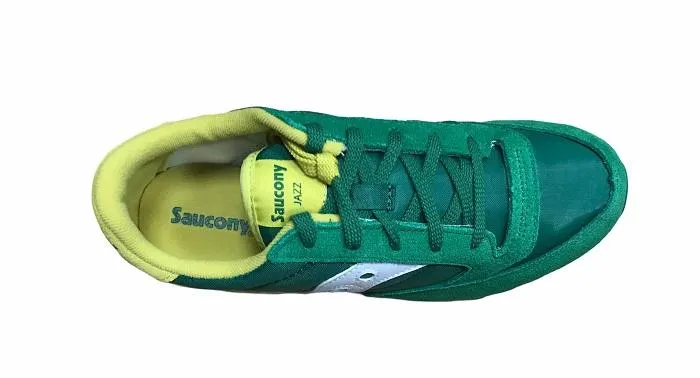 Fur Sneakers Saucony Original scarpa sneakers da ragazzo Jazz SK260998 verde-giallo