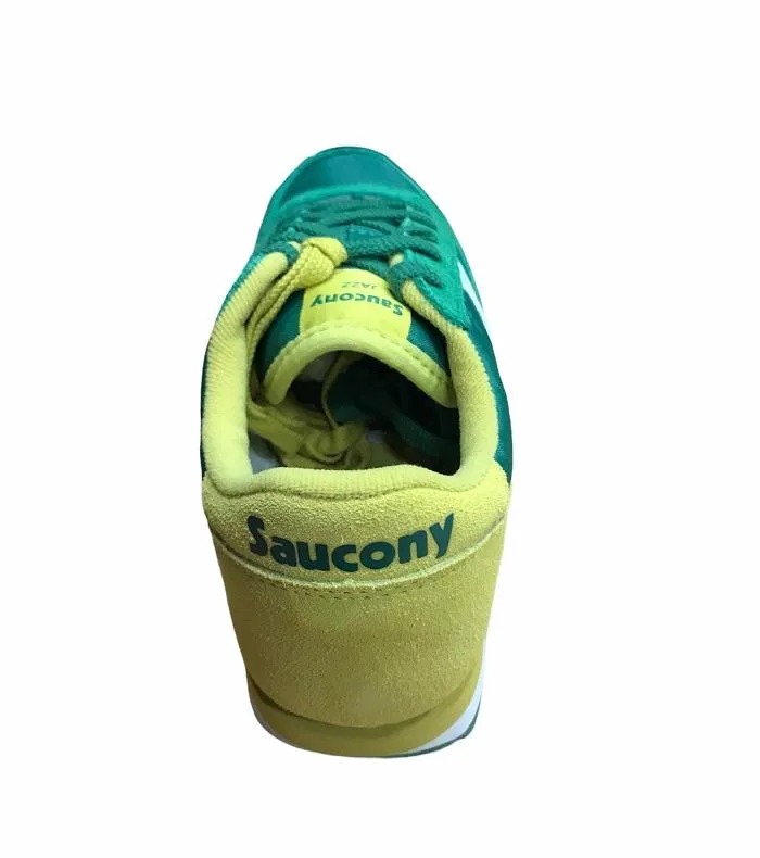 480 Court Sneakers Saucony Original scarpa sneakers da ragazzo Jazz SK260998 verde-giallo