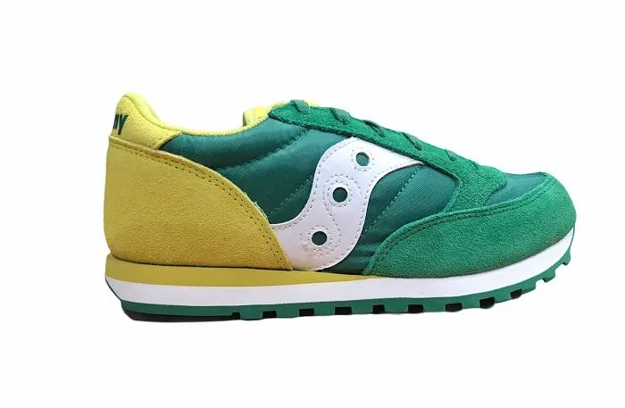 Sneakers To Wear With Skirts Saucony Original scarpa sneakers da ragazzo Jazz SK260998 verde-giallo