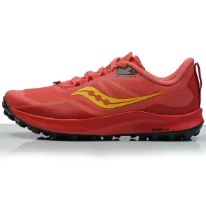 Saucony Peregrine 12 Women's Trail Shoe - Coral/Redrock 8mm Drop Running Shoes