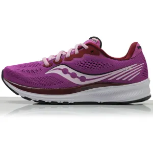 Running Shoes For Heavier Saucony Ride 14 Women's Running Shoe - Razzle/Fairytale
