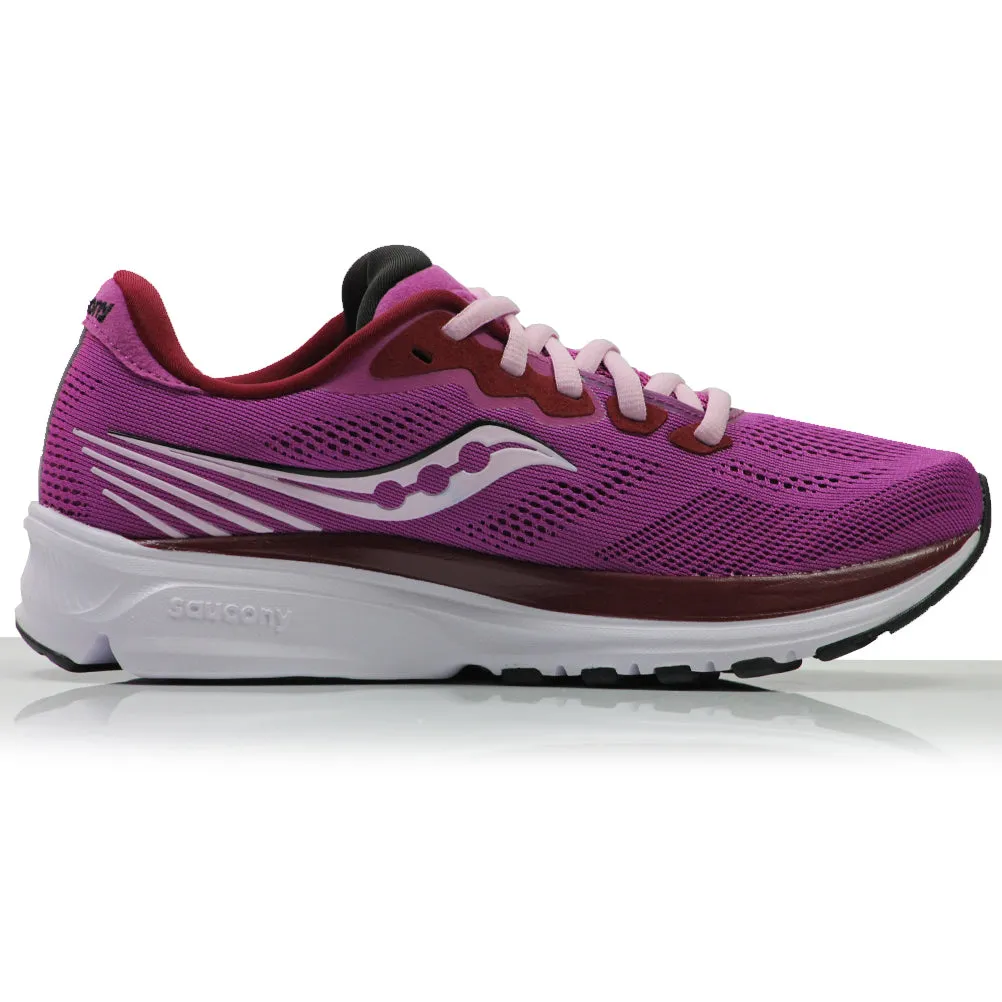 Saucony Ride 14 Women's Running Shoe - Razzle/Fairytale Running Shoes For