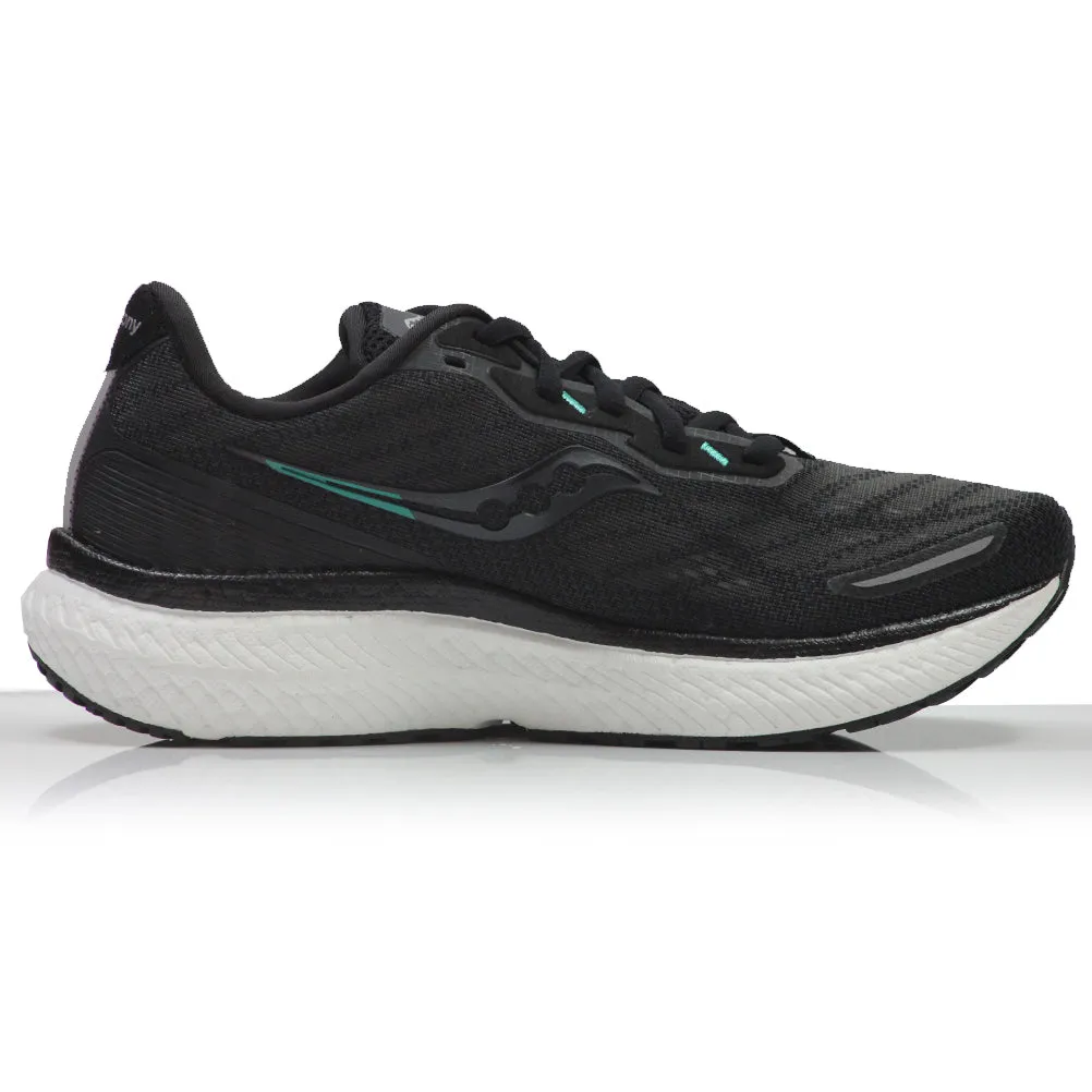 Blissfeel Running Shoes Saucony Triumph 19 Women's Running Shoe - Black/White