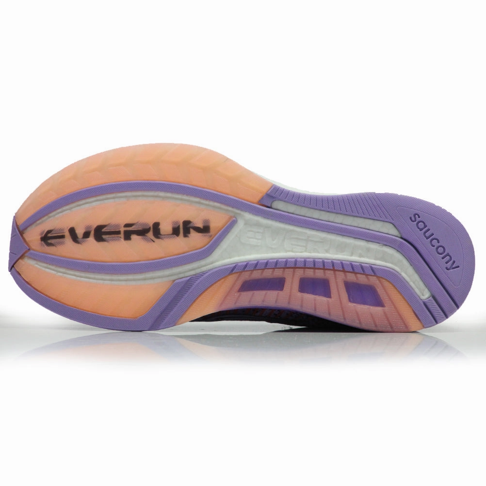 Saucony Liberty ISO 2 Women's Running Shoe - Purple/Peach Journey Running Shoes