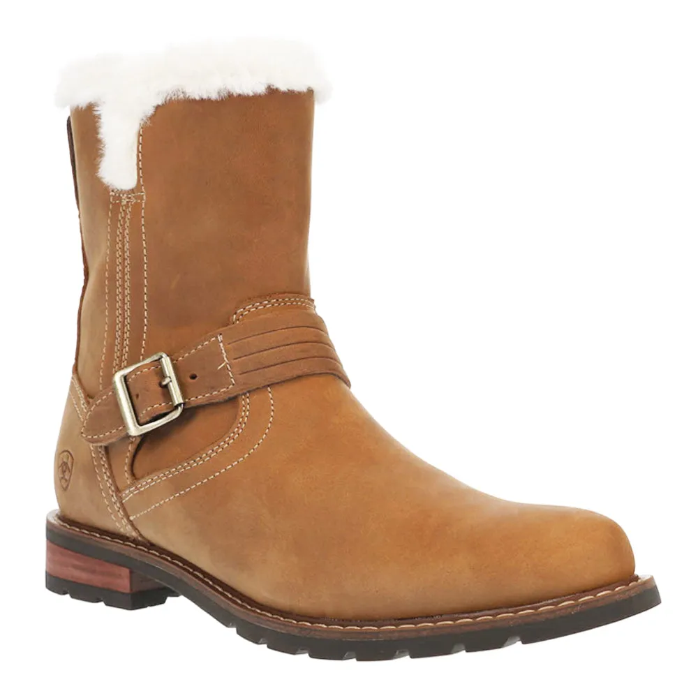 Savannah Sherpa Waterproof Round Toe Zippered Motorcycle Boots Igg Boots