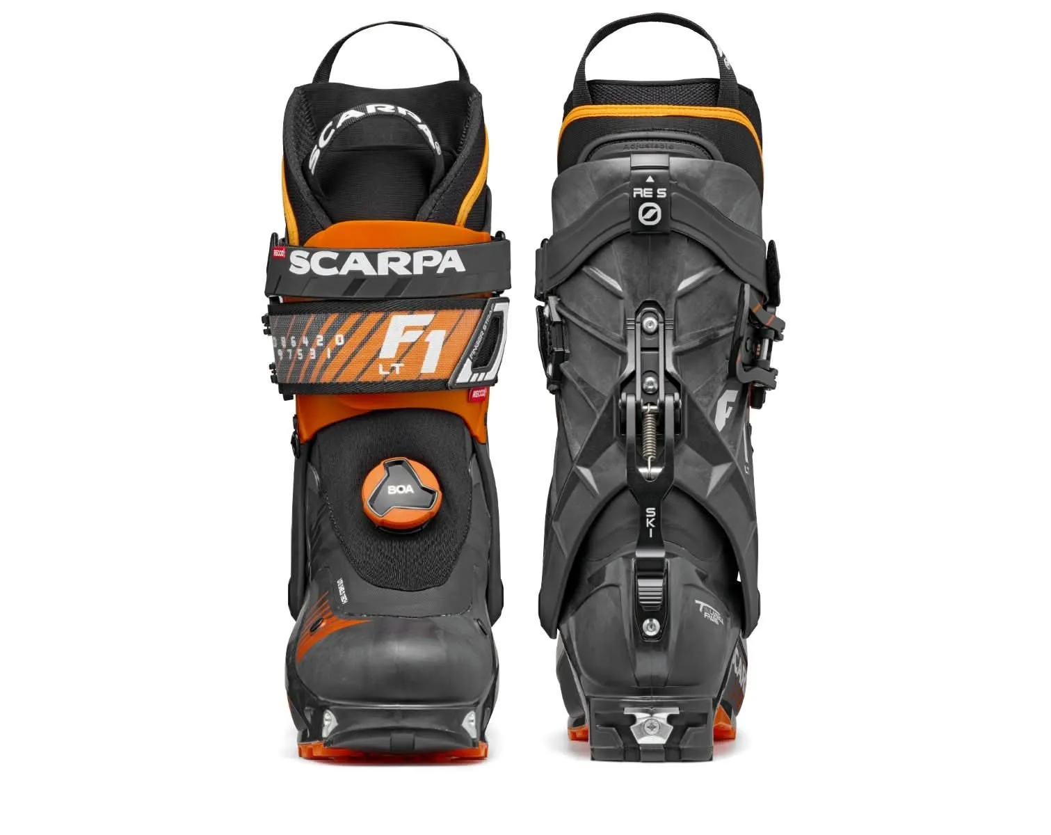 Scarpa F1 LT Ski Boot - 2026 Black Dress Boots