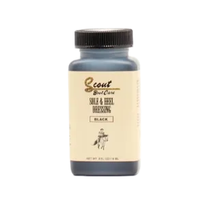 Scout Sole and Heel Dressing Black 0364001 Long Cowgirl Boots