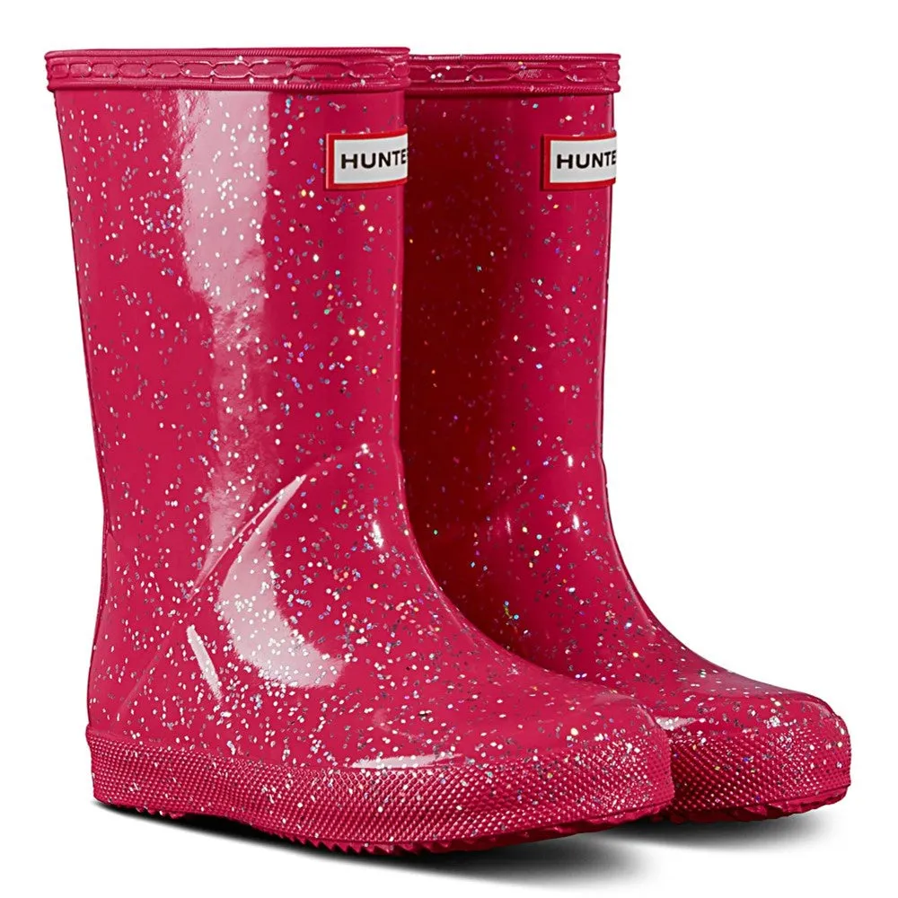 Franks Boots Hunter Kids First Classic Giant Glitter Rain Boots