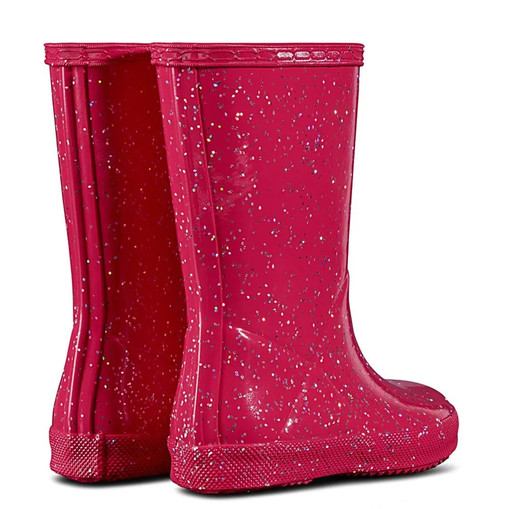 Hunter Kids First Classic Giant Glitter Rain Boots Peppa Rain Boots