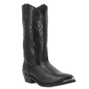 Laredo Men's Atlanta Leather Western Black Cowboy Boot 68085 Designer Rain Boots