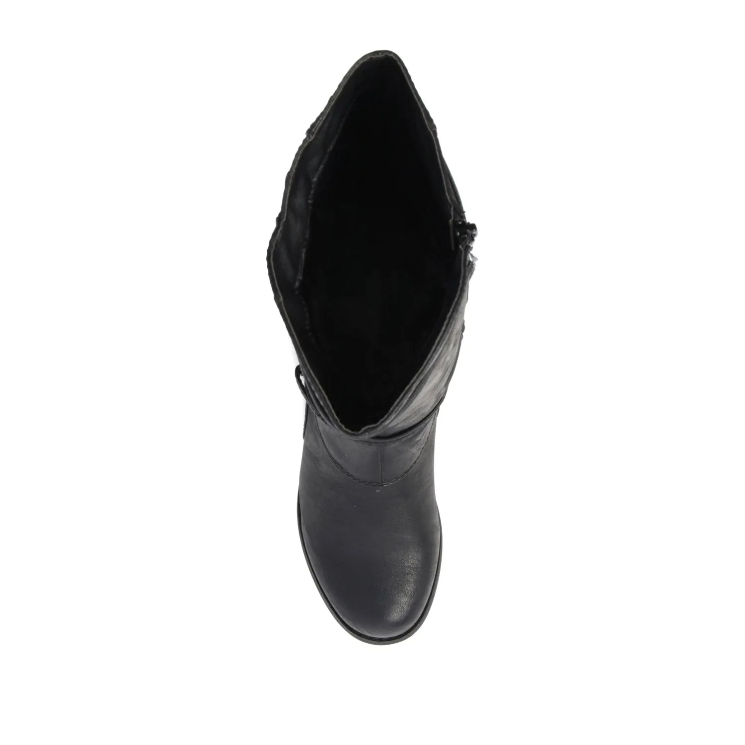 Casual Cowboy Boots HARLEY RIDING BOOTS IN WIDE CALF