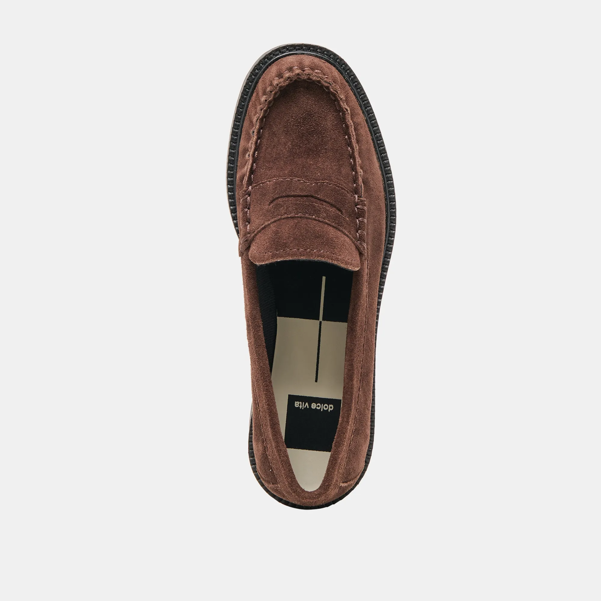MEREK LOAFERS DK BROWN SUEDE Clarks Patent Leather Loafers