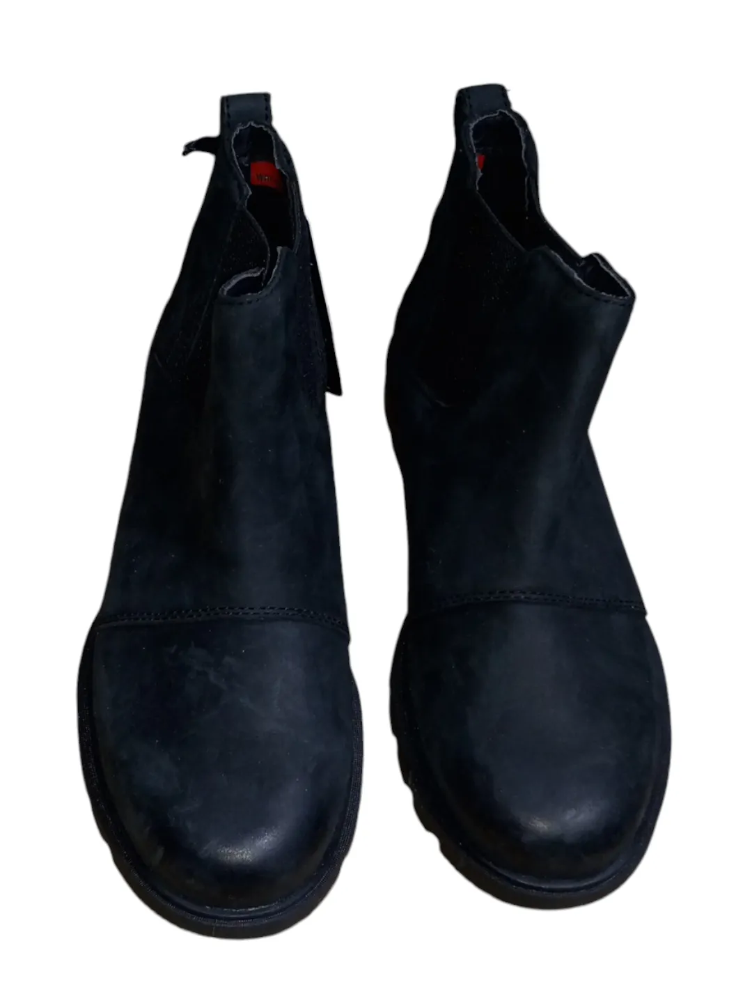 Neoprene Heeled Ankle Boots Boots Ankle Flats By Sorel In Black, Size: 5