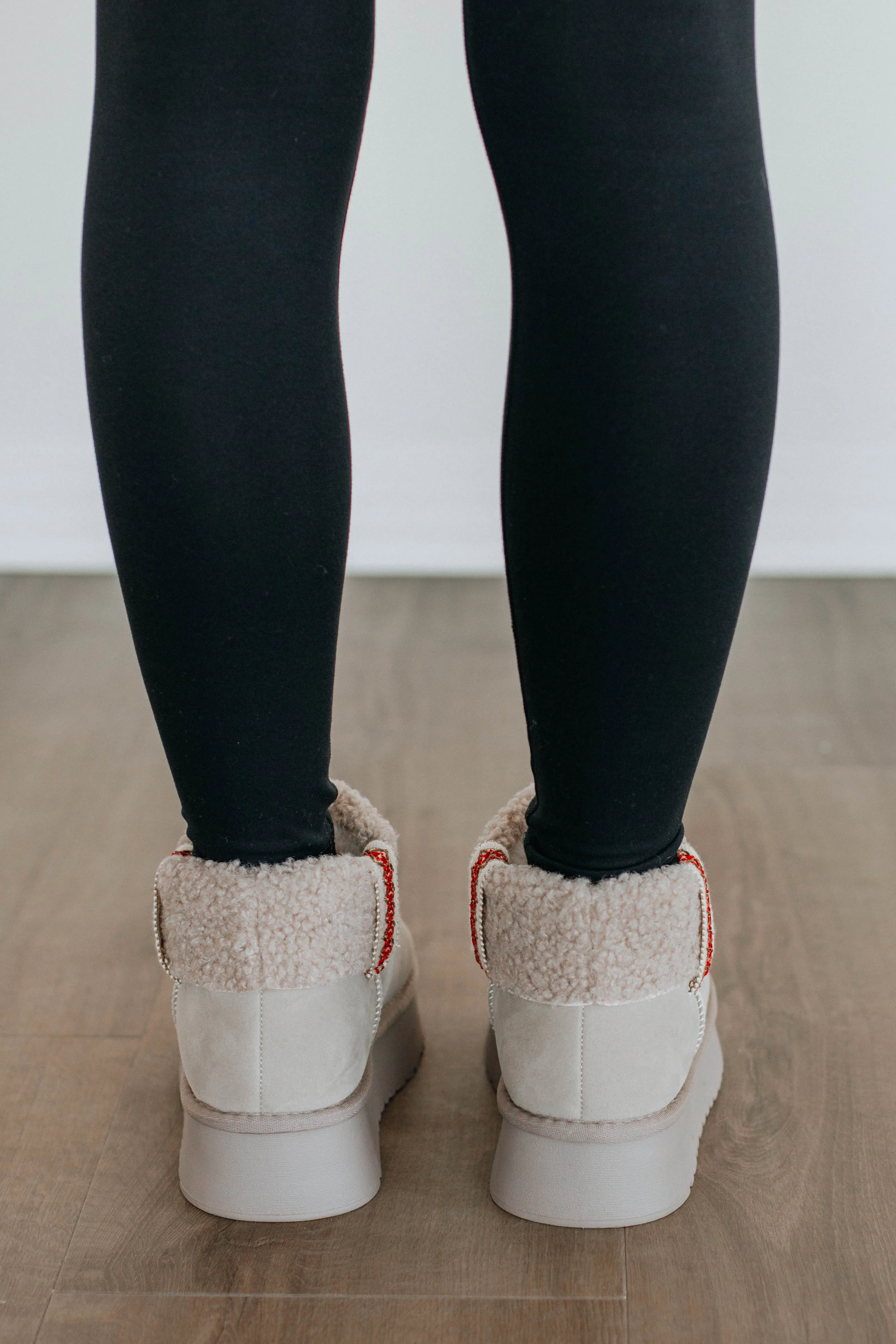 Boots Motorcycle Riding Baby It's Cold Outside Boots - Light Grey