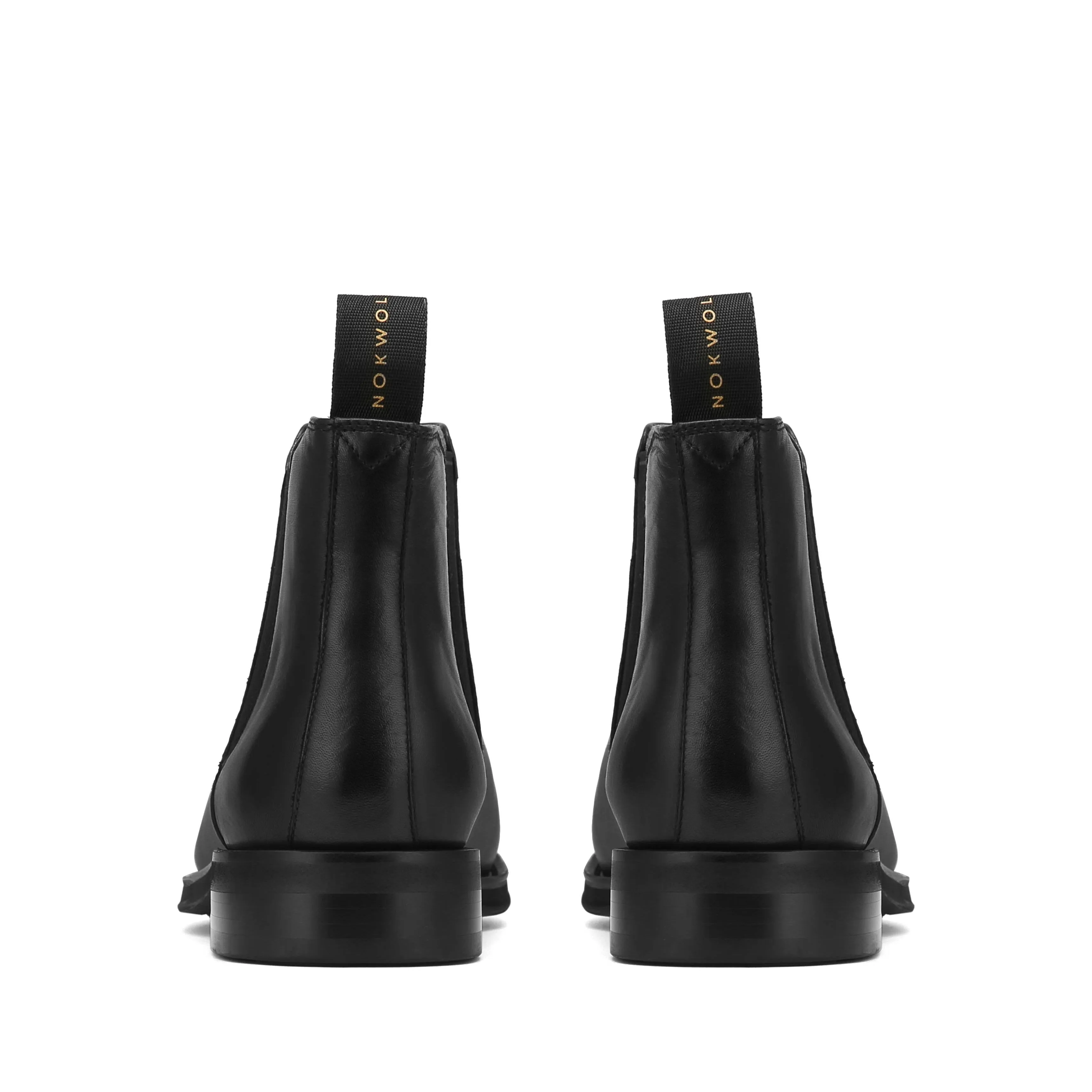 Outback Black Leather Asphalt Boots