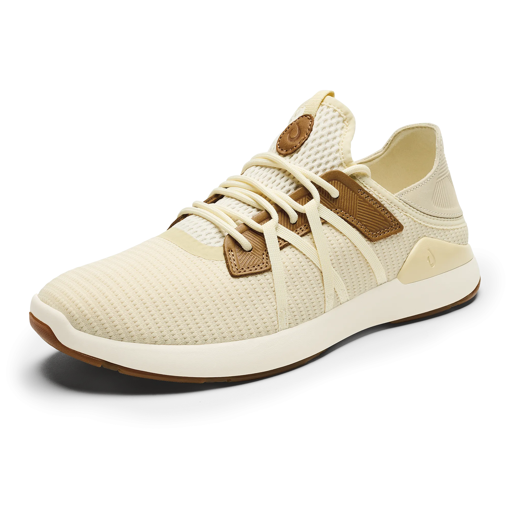 Tan Leather Tennis Shoes Mio L - Dune