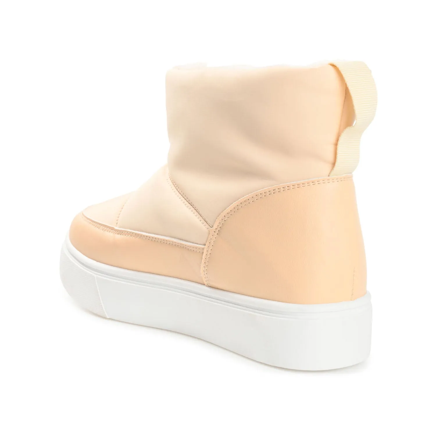 SETHIE PUFFY SNOW BOOTS Platform Wedge Ankle Boots