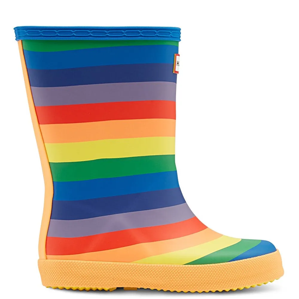 North Face Trekking Boots Hunter Original First Classic Rainbow Print Wellington Boots
