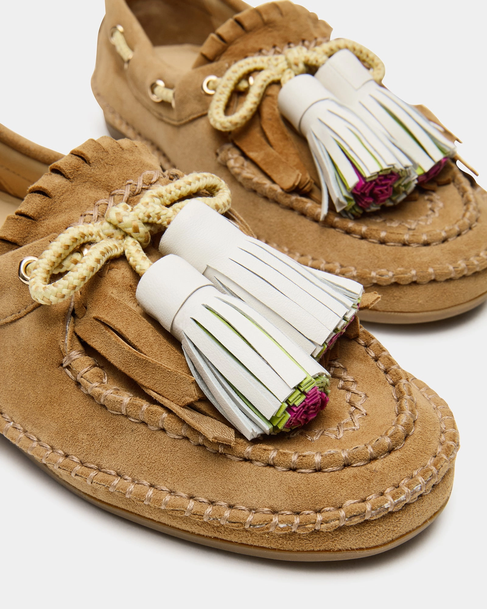 ABNER CHESTNUT SUEDE Loafers Drawing