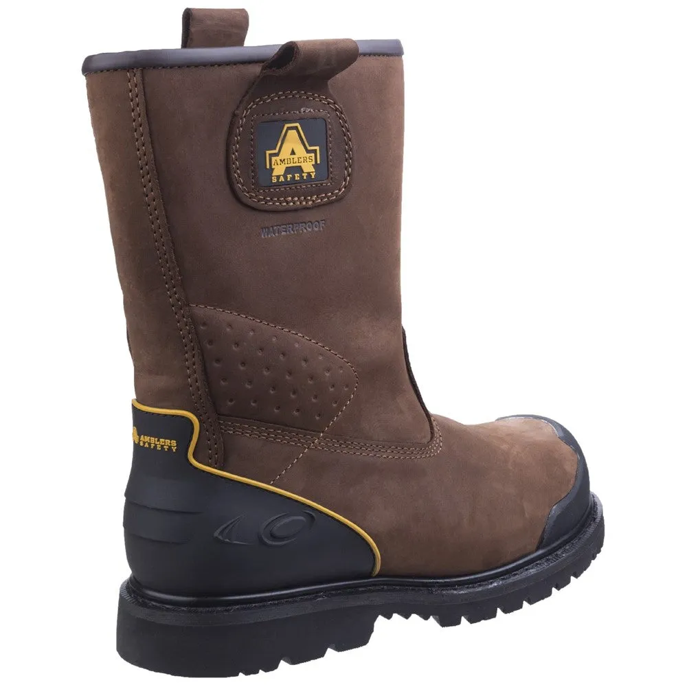 Amblers Safety FS223 Goodyear Welted Waterproof Pull on Industrial Safety Boot Womens Boots