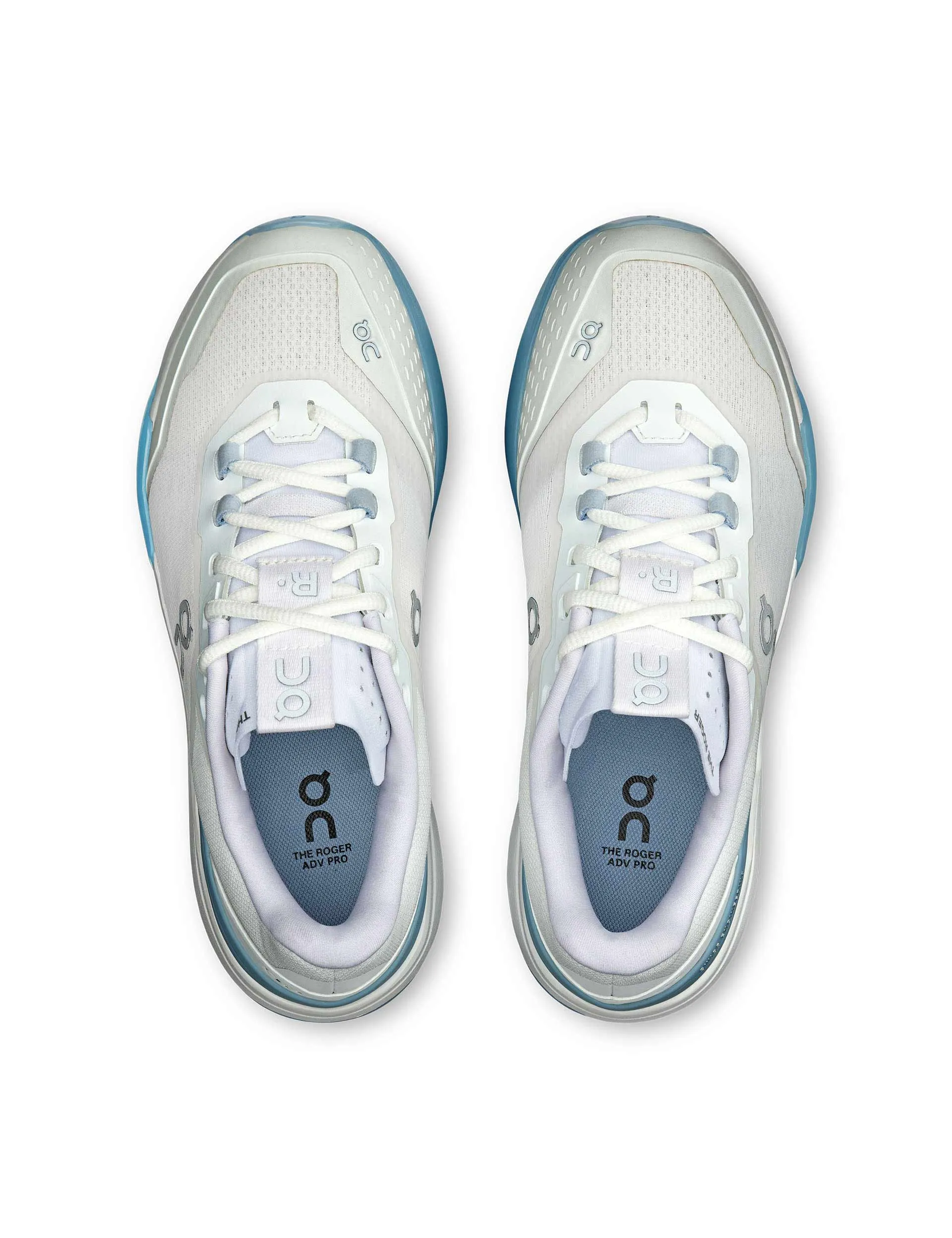The Roger Advantage Pro - White/Chambray Bride Tennis Shoes