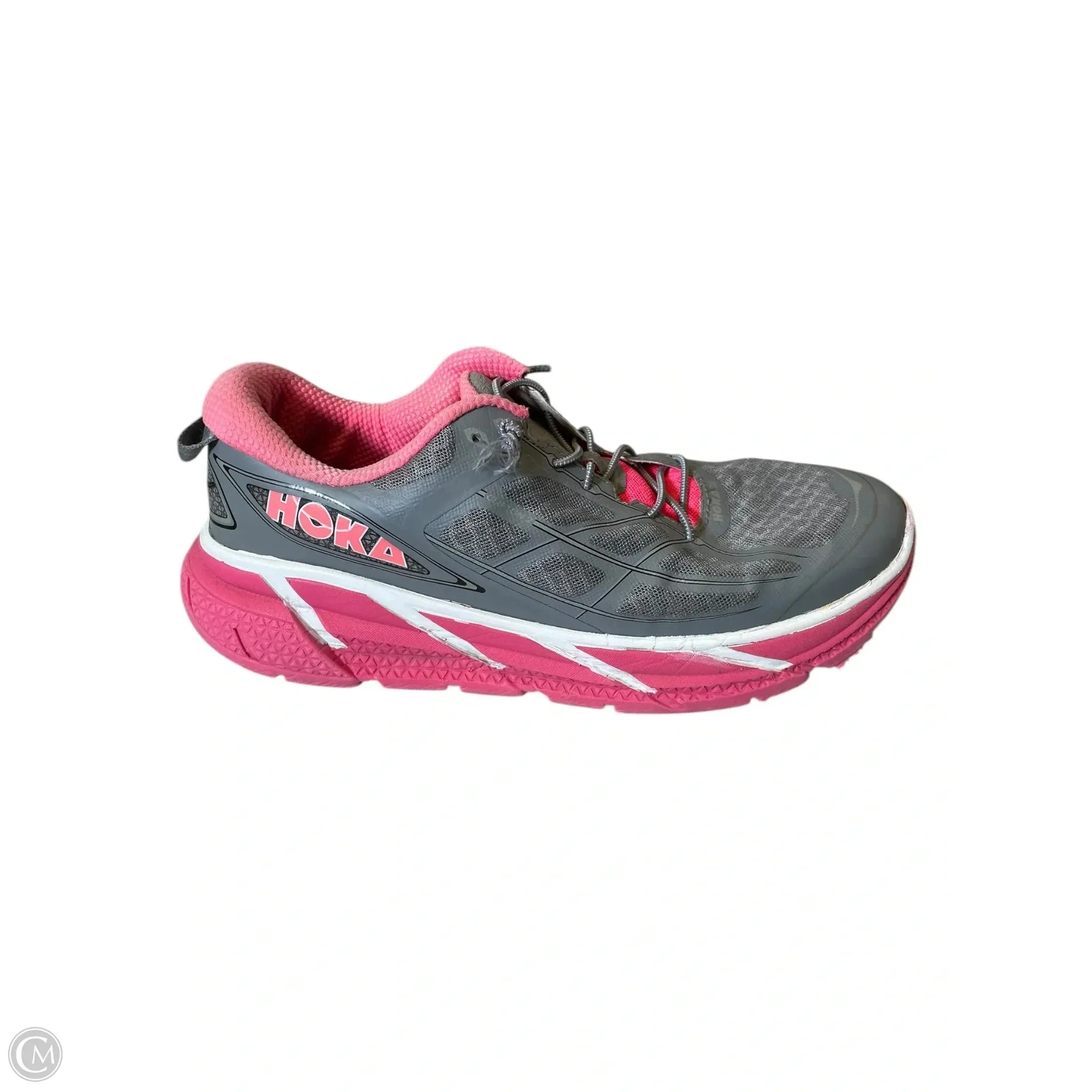 Best Shoes For Standing Shoes Athletic By Hoka In Grey & Pink, Size: 10.5