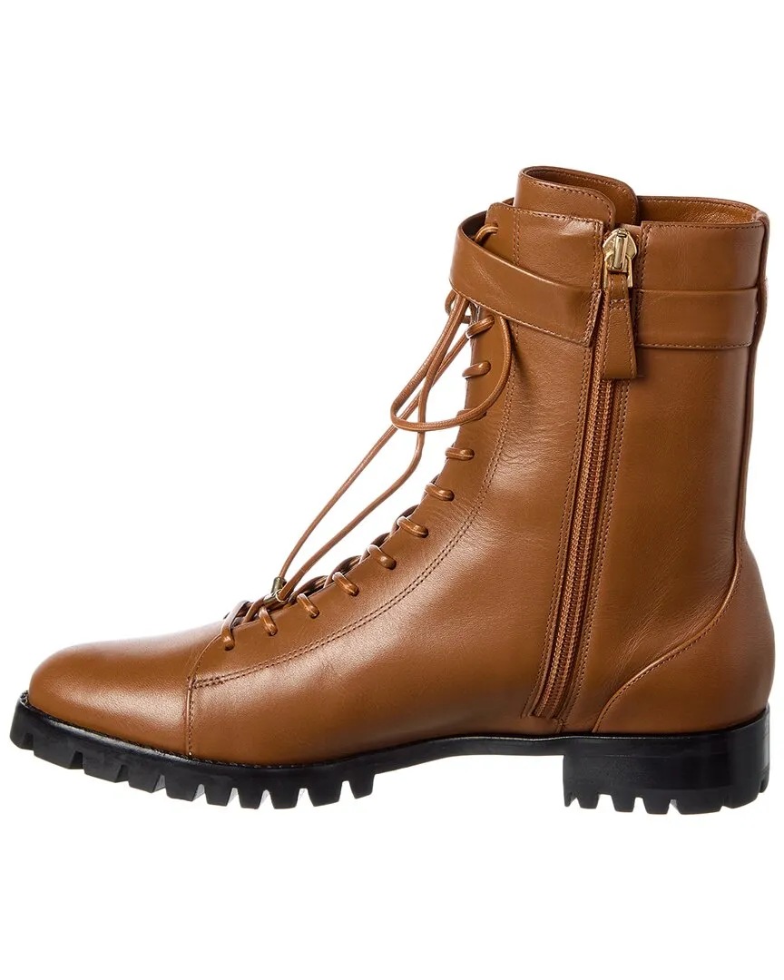 Alexandre Birman Evelyn Leather Bootie Boots Low Cut