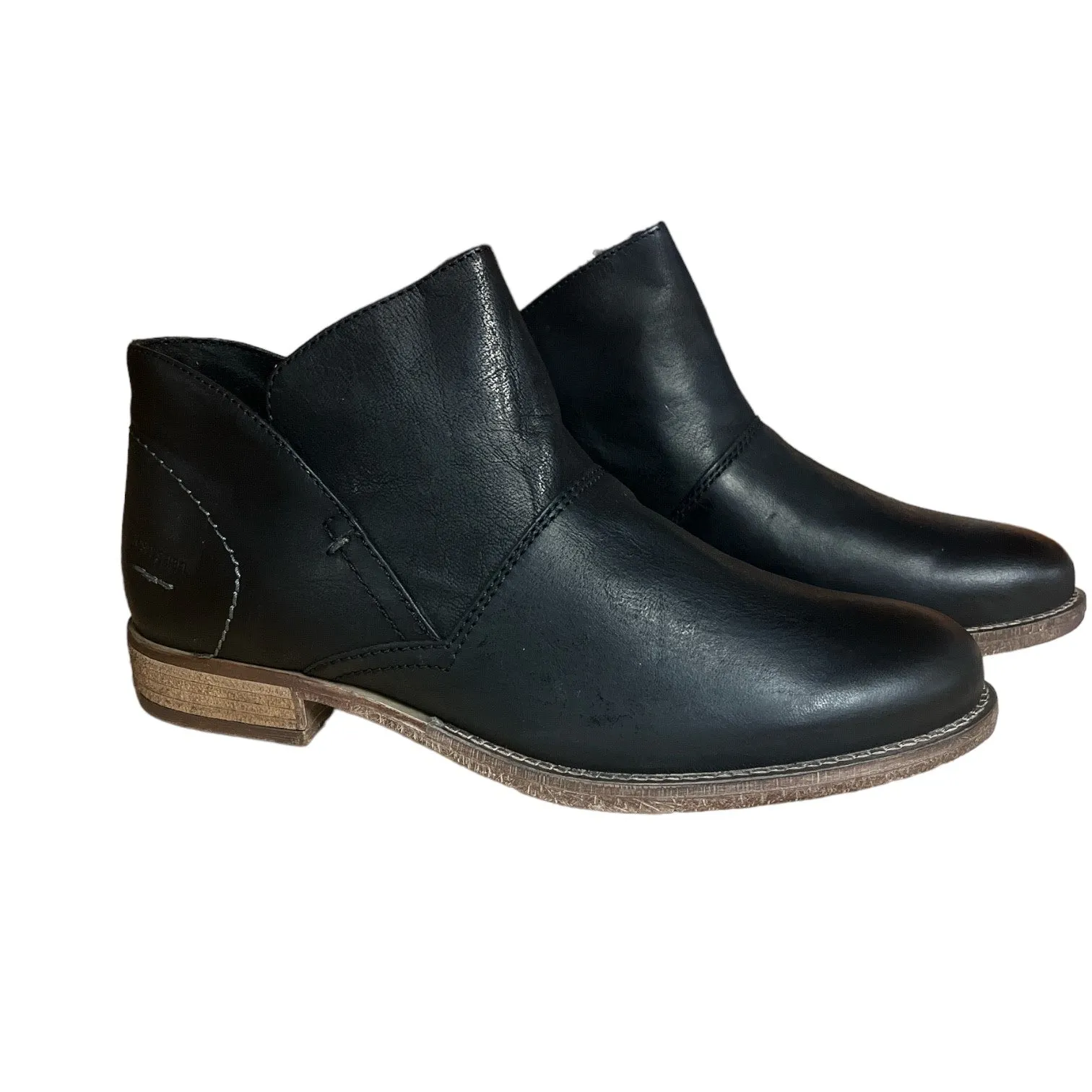 Sienna 81 Black Animal Print Platform Boots