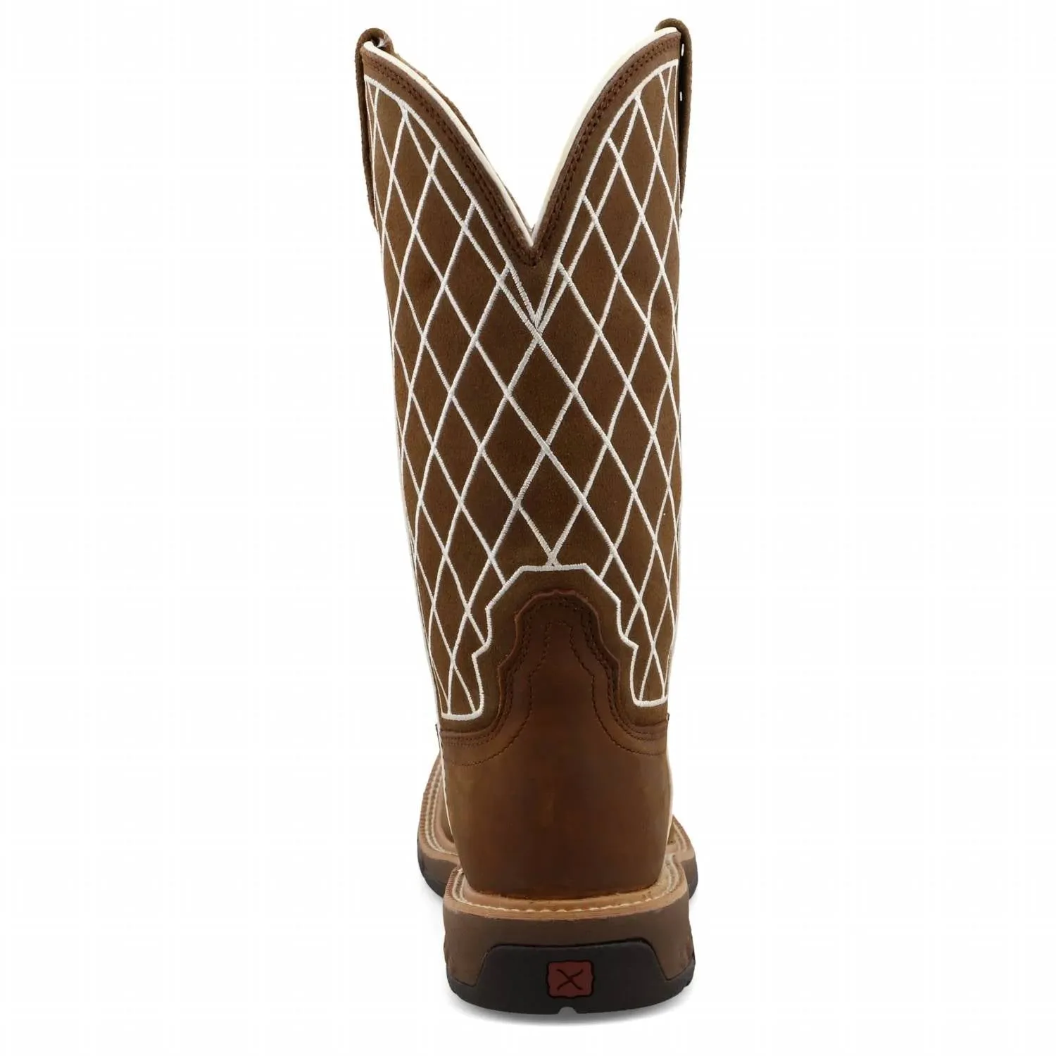 Dallas Boots Women's 11" Western Work Boot In Brown