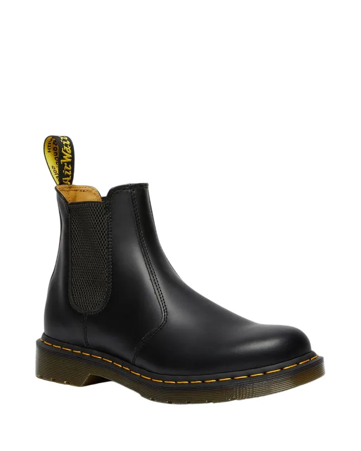 Dr. Martens  Stivaletti Chelsea 2976 22227001 Nero | Pelle Smooth, Cuciture Gialle Iconiche, Comfort Everyday Unisex Inflatable Boots
