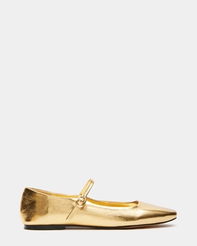 MAPLE GOLD LEATHER White Penny Loafers