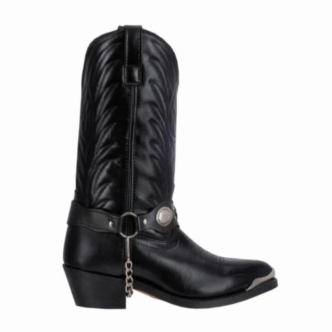 Boots Lucchese Laredo Men's Tallahassee Round Toe Black Western Boots 6770-BK