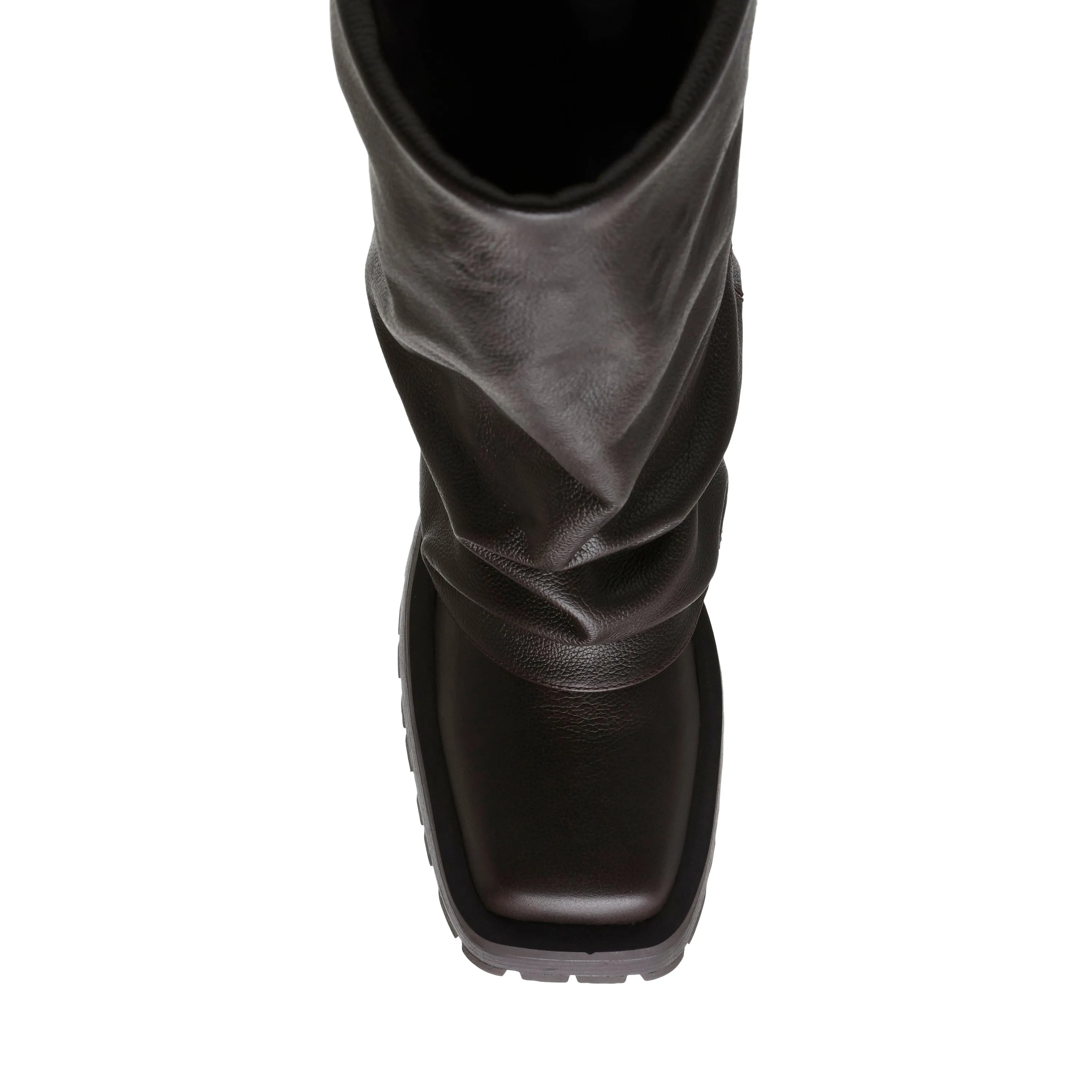 Low Heel Pointed Toe Boots Shutter Boot BLK ACTION LEATHER