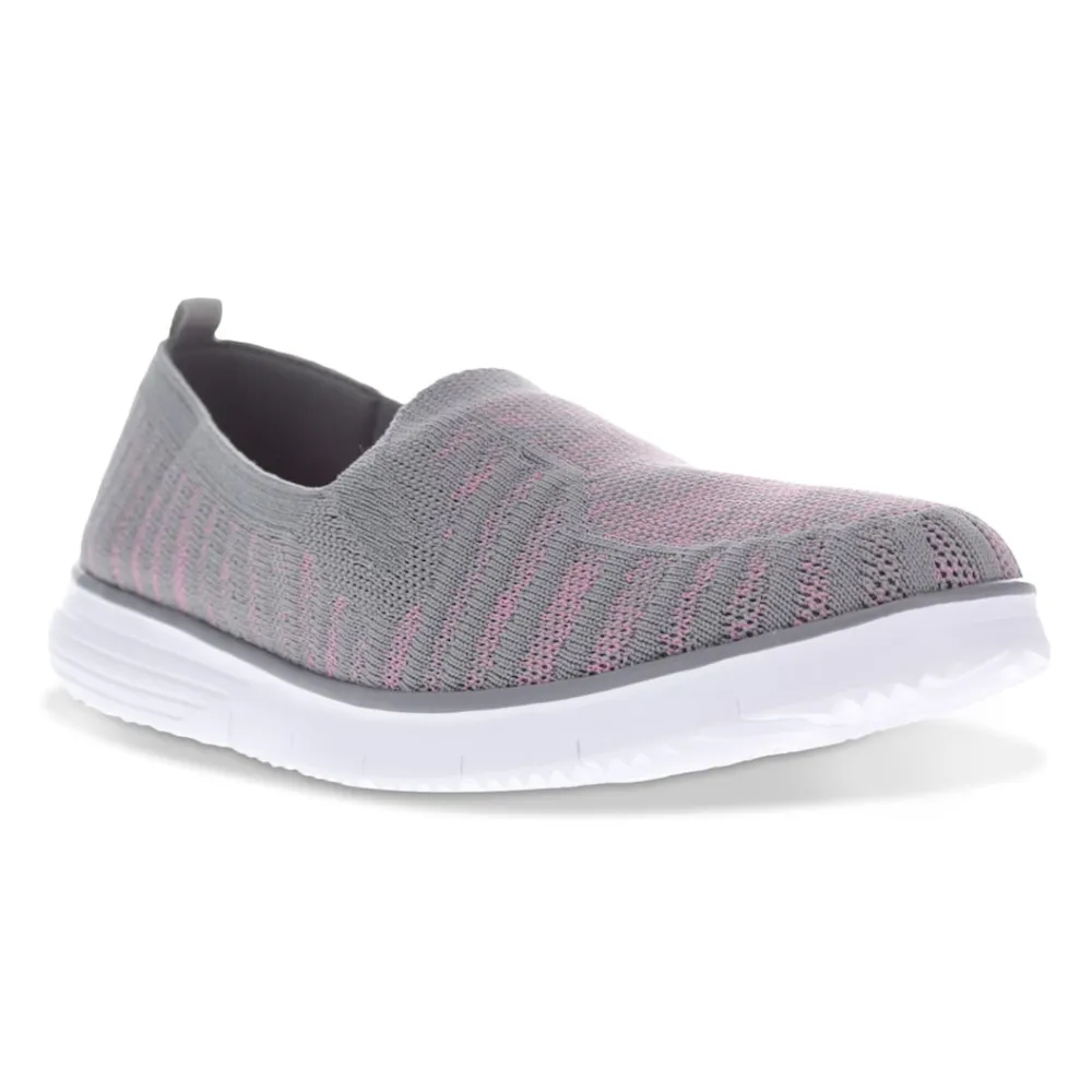 Walmart Slip On Boots Propet Travelfit Grey/Pink Slip-On (Women's)