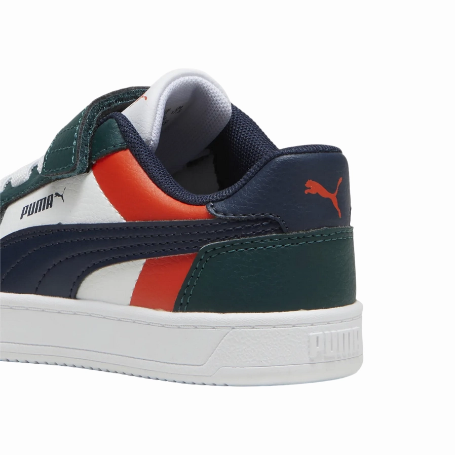 See Kai Run Sneakers Puma scarpa sneaker da bambini con laccio elastico e velcro Caven 2.2 Block 394462-09 blu-bianco