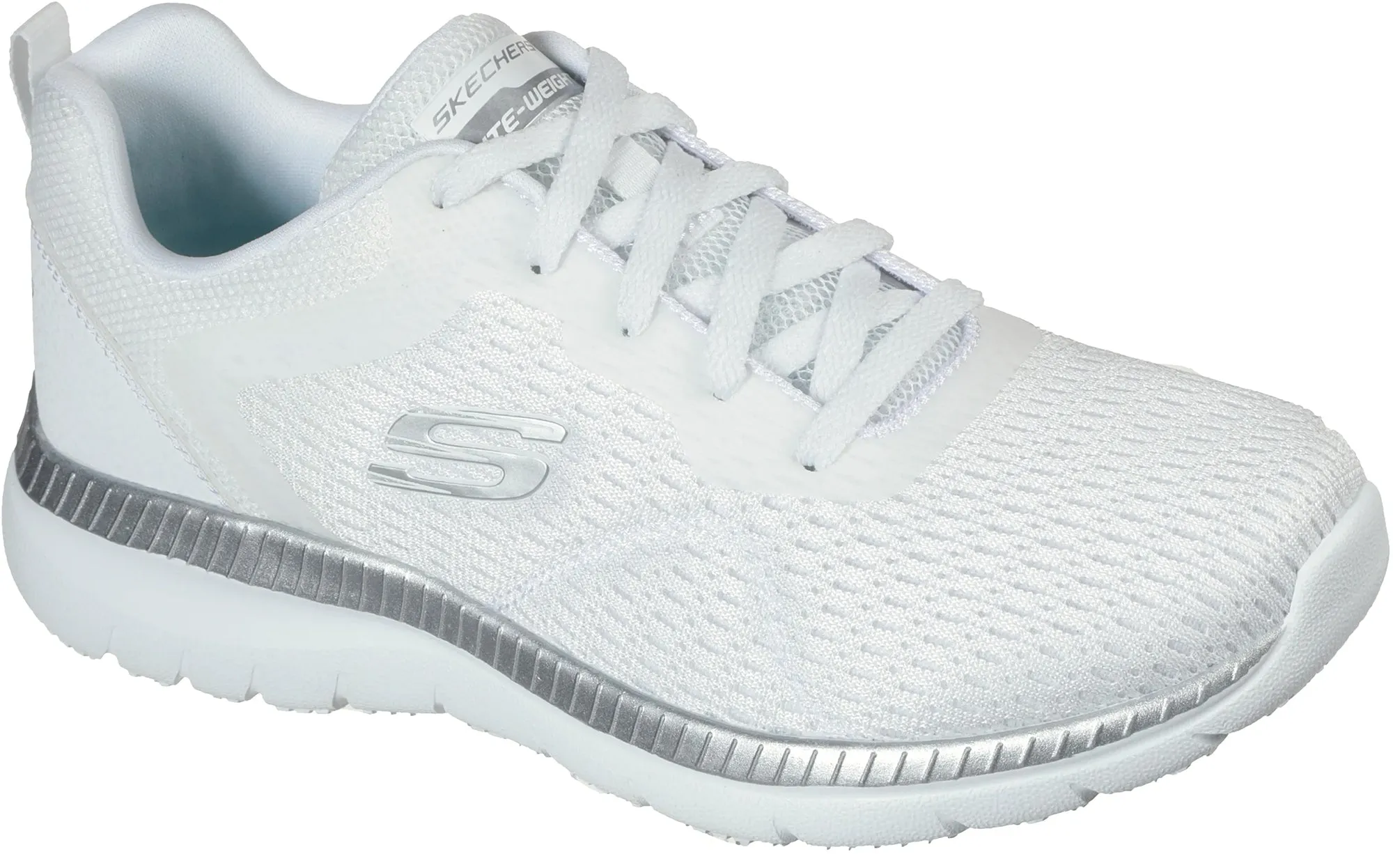 Versatile Training Shoes Skechers Bountiful Womens Training Shoes - White